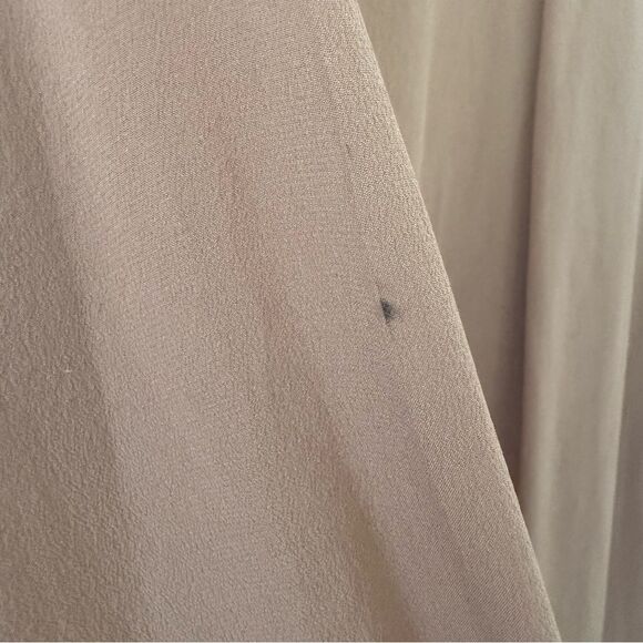 Agnona 100% Silk Tan Button-Up Blouse in Tan Sz Medium, NWT - Picture 12 of 12